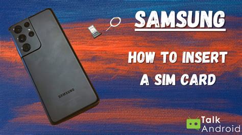 insert sim card samsung|How to install SIM cards in the S21, S21+ and S21 Ultra.
